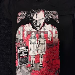 Disturbia Black T-Shirt with White Logo